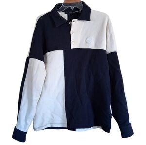 Ted Baker Wickam Color Block Waffle Long Sleeve Shirt Size Medium (3)